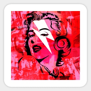 Pink Marilyn Sticker